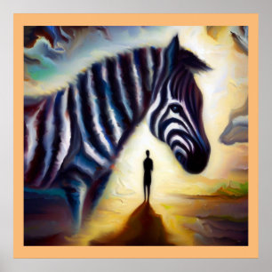 Spirit Animal Zebra 1 Poster