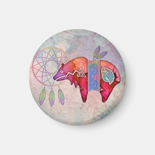 Spirit Bear Animal Totem Magnet (Vorne)