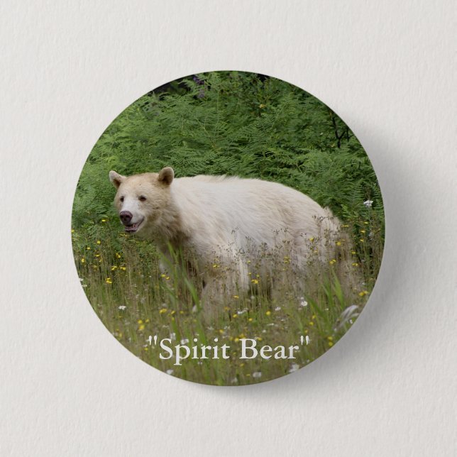 Spirit Bear Geschenke Button (Vorderseite)