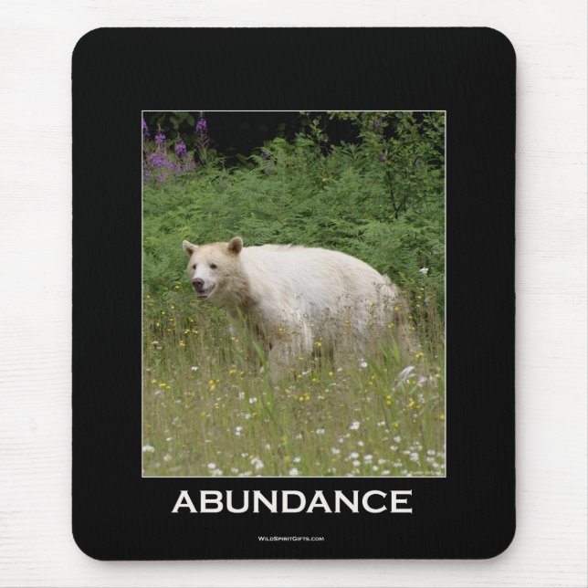 "Spirit Bear"-Geschenke Mousepad (Vorne)
