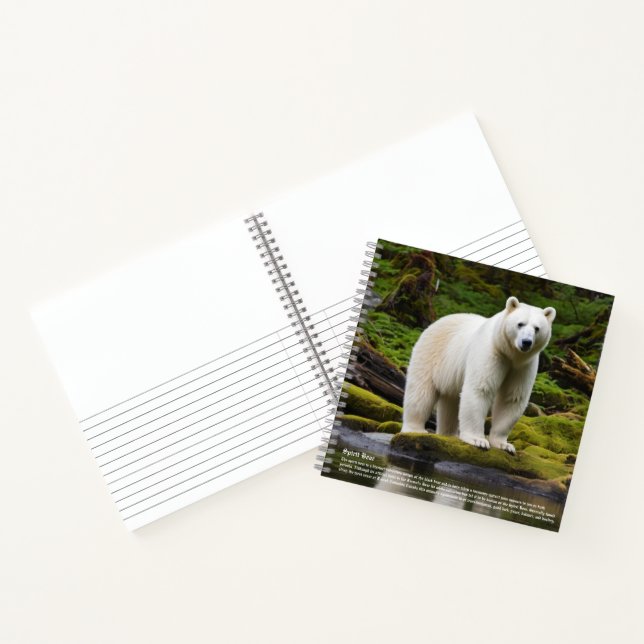 Spirit Bear Hardcover Notizbuch (Innenseite)