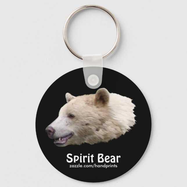 "Spirit Bear" Kermodei Bear Schlüsselanhänger (Vorderseite)