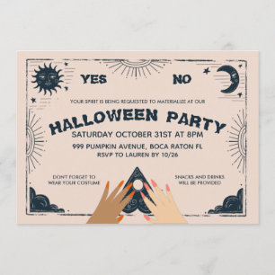 Spirit-Board-Halloween-Party Einladung