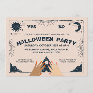 Spirit-Board-Halloween-Party Einladung