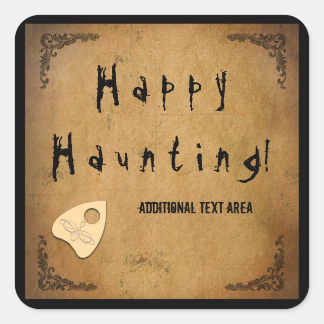 Spirit Board Halloween Spuk Party Sticker (Vorderseite)