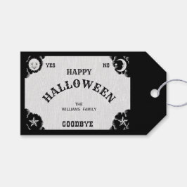 Spirit Board Happy Halloween-Geschenkmarke Geschenkanhänger
