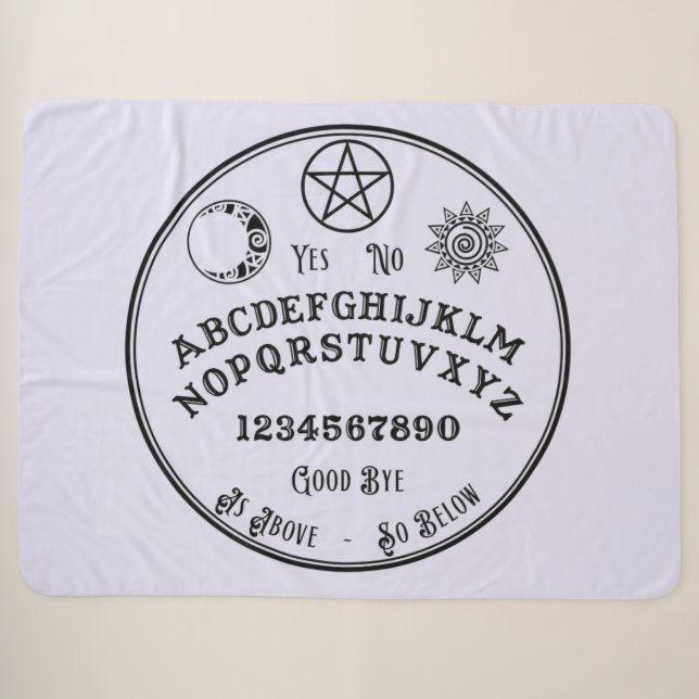 Spirit Board Sherpa Blanket Sherpadecke (Vorderseite (Horizontal))