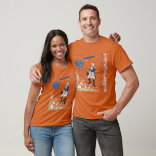 Spirit der Unabhängigkeit Glow Texas orange T-Shirt