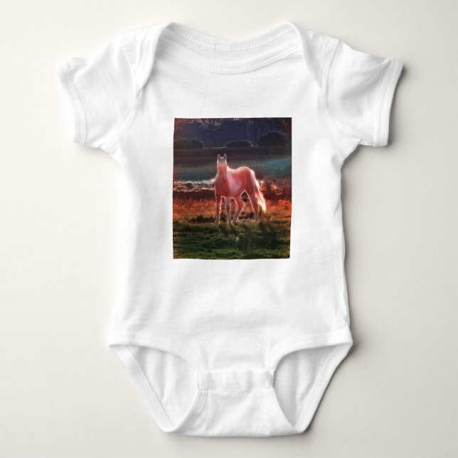 Spirit Dream Horse Baby Strampler (Vorderseite)