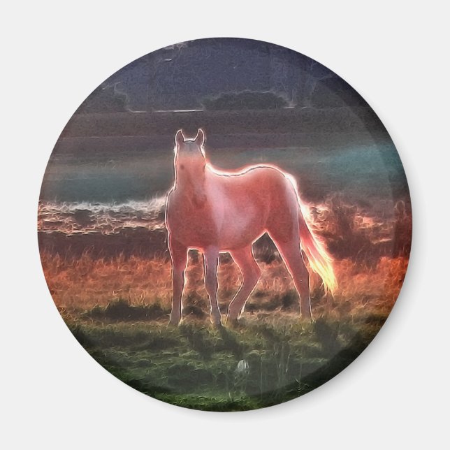 Spirit Dream Horse Magnet (Vorne)
