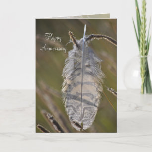 Spirit Feather Jubiläum Karte