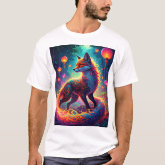 Spirit Fox of the Lantern Grove T-Shirt