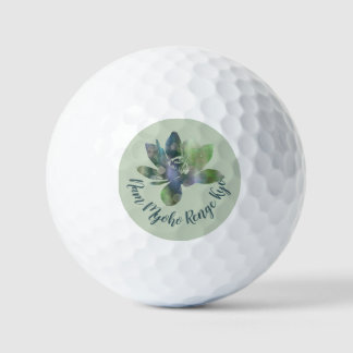 Spirit Green Circle Lotus Blume Nam Myoho Renge Golfball