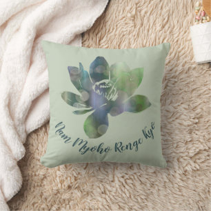 Spirit Green Circle Lotus Blume Nam Myoho Renge Kissen