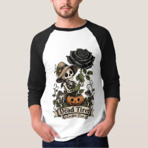 Spirit Halloween Skelett T-Shirt männlicher Garten