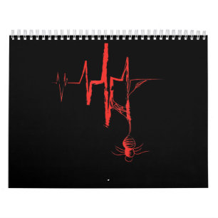 Spirit Heartbeat Halloween-Party rot und blutig Kalender
