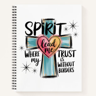 Spirit Lead Me Christlich-Notebook Notizbuch