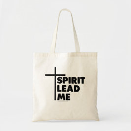 Spirit Lead Me Typografie Christlich Tragetasche