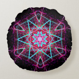Spirit Mandala -1 Rundwurfkissen Rundes Kissen