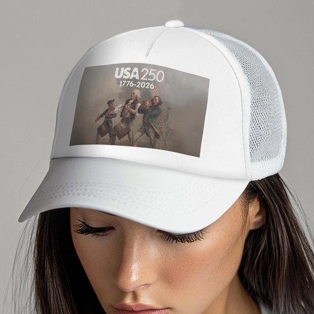 Spirit of 76 - America's 250th Anniversary Truckerkappe (USA 250 Trucker Hat - Celebrate America)