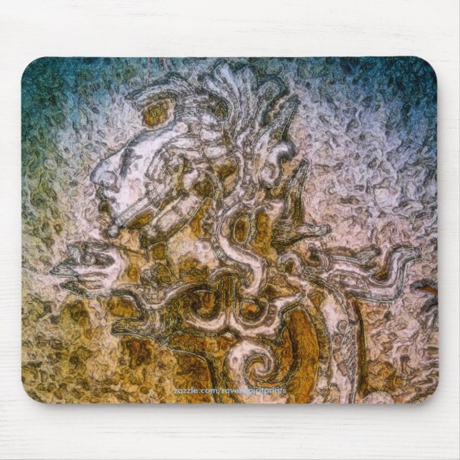 Spirit of Mexico & Peru, Mayan Incan Design Mousepad (Vorne)