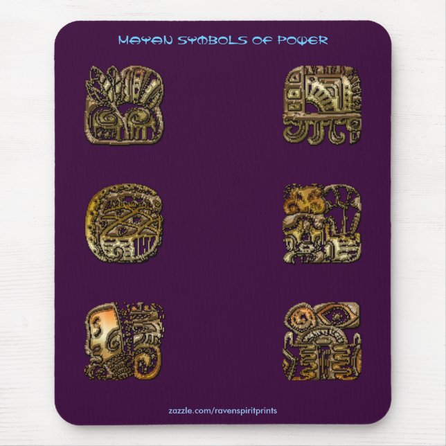 Spirit of Mexico & Peru, Mayan Incan Design Mousepad (Vorne)