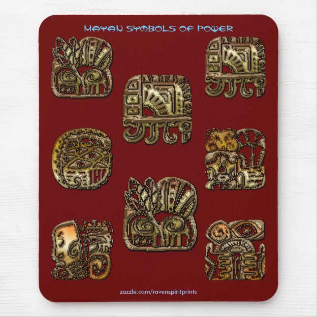 Spirit of Mexico & Peru, Mayan Incan Design Mousepad (Vorne)