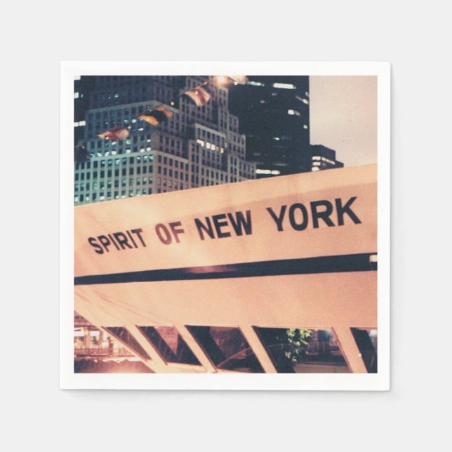Spirit of New York Cocktail Servietten! Serviette (Vorderseite)