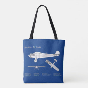 Spirit of St. Louis - Airplane Blueprint Plans ABD Tasche