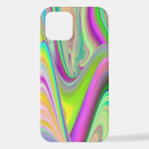 Spirit of Summer Breeze , Abstrakt 3D Rainbowart iPhone 12 Hülle