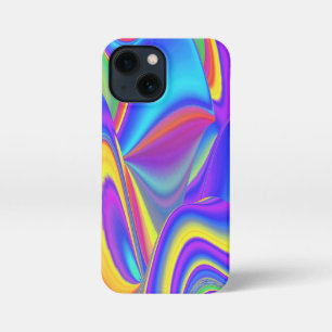 Spirit of Summer Breeze , Abstrakt 3D Rainbowart iPhone 13 Mini Hülle