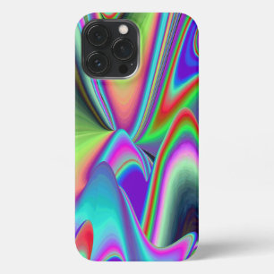 Spirit of Summer Breeze , Abstrakt 3D Rainbowart iPhone 13 Pro Max Hülle