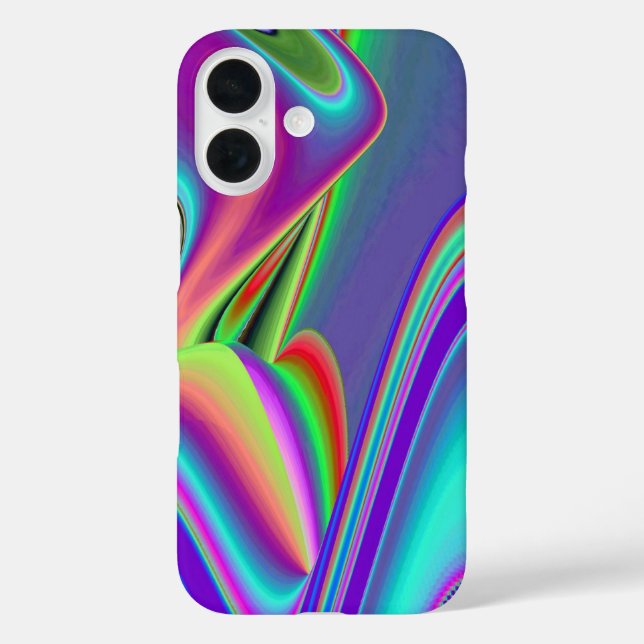Spirit of Summer Breeze , Abstrakt 3D Rainbowart iPhone 16 Hülle (Rückseite)