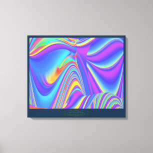 Spirit of Summer Breeze Abstrakt 3D Rainbowart Leinwanddruck