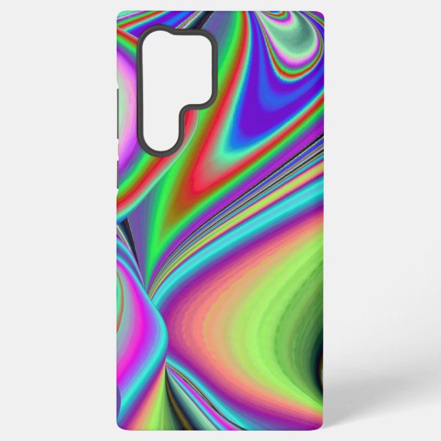 Spirit of Summer Breeze , Abstrakt 3D Rainbowart Samsung Galaxy Hülle (Rückseite)