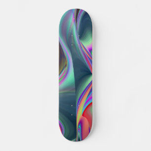 Spirit of Summer Breeze Abstrakt 3D Rainbowart Skateboard