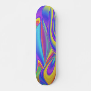 Spirit of Summer Breeze Abstrakt 3D Rainbowart Skateboard