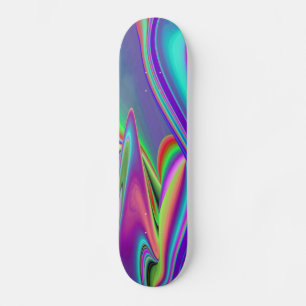 Spirit of Summer Breeze Abstrakt 3D Rainbowart Skateboard