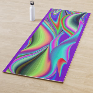 Spirit of Summer Breeze Abstrakt 3D Rainbowart Yogamatte