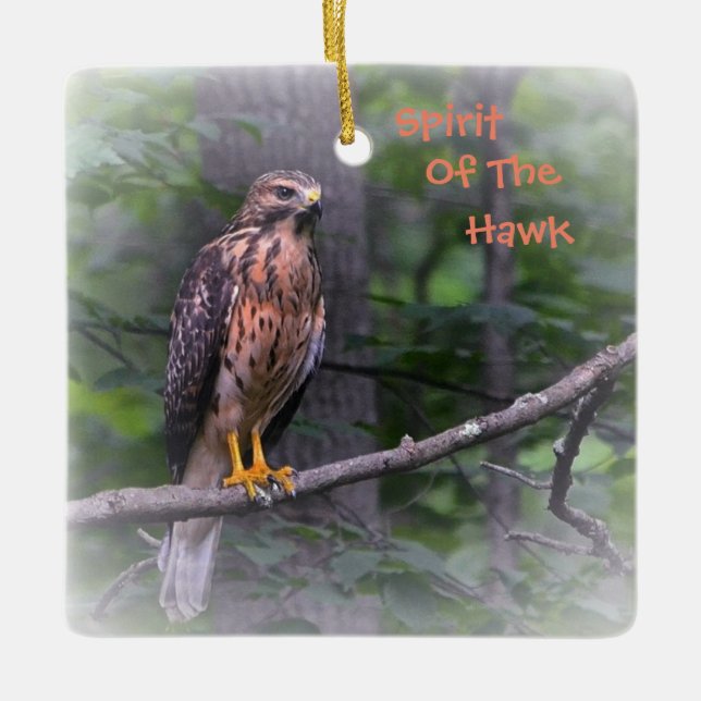 Spirit Of The Hawk Keramikornament (Vorderseite)