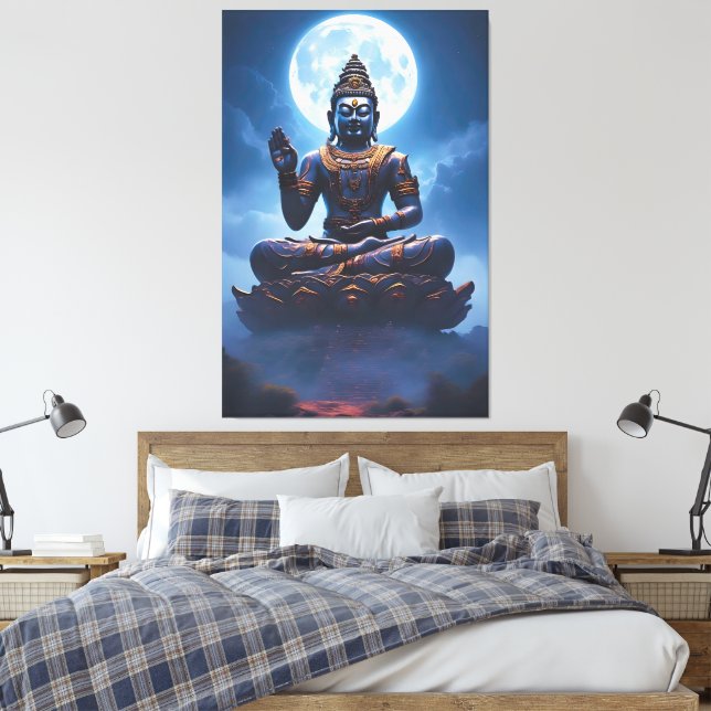 Spirit of the Moon over Nusantara Leinwanddruck (Insitu (Schlafzimmer))