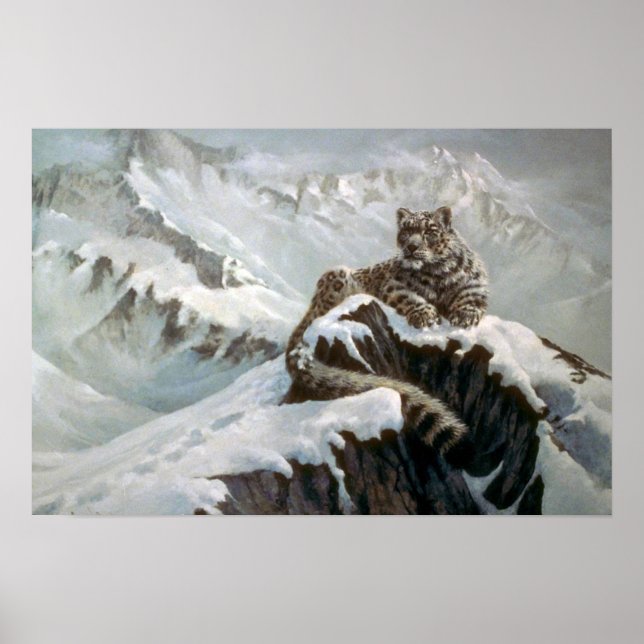 Spirit of the mountains, Snow Leopard Poster (Vorne)