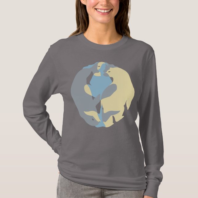 Spirit of the North T - Shirt Wildlife Art Shirt (Vorderseite)