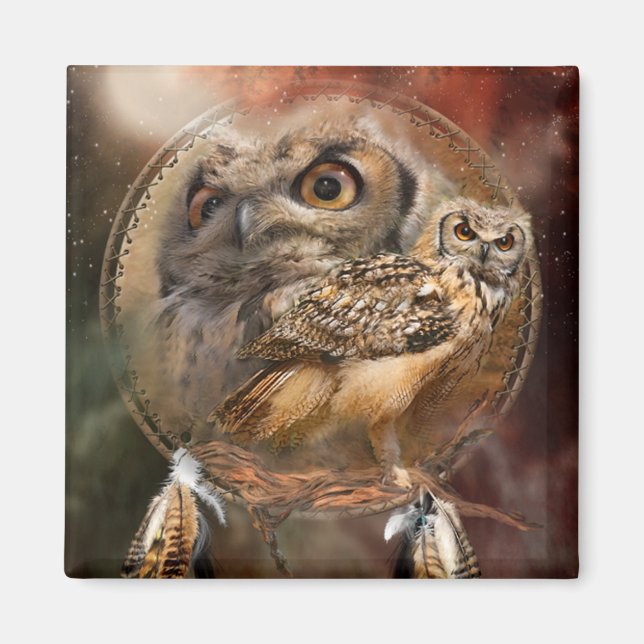 Spirit Of The Owl Art Magnet (Devant)