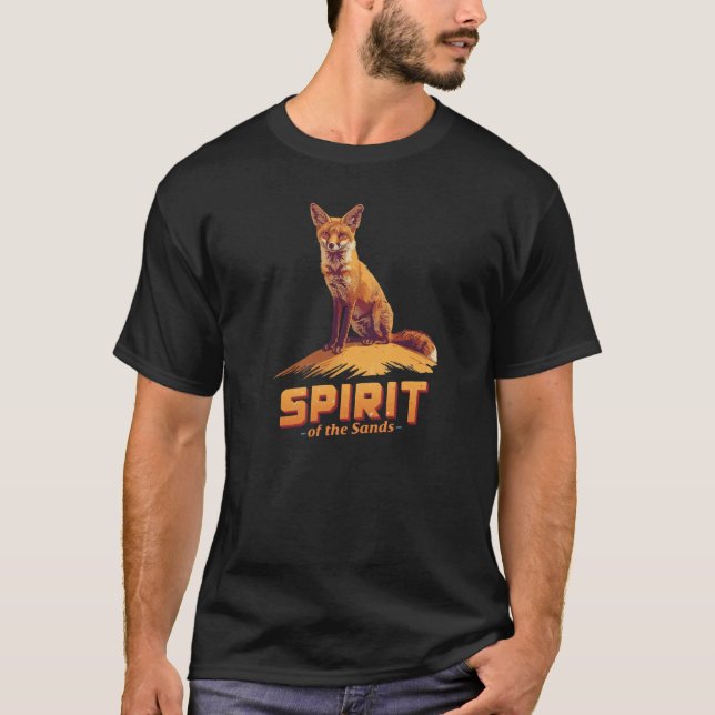 Spirit of the Sands | Desert Fox Wildlife T-Shirt (Vorderseite)