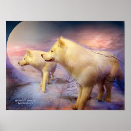 Spirit of the White Wolf Art Poster/Print Poster