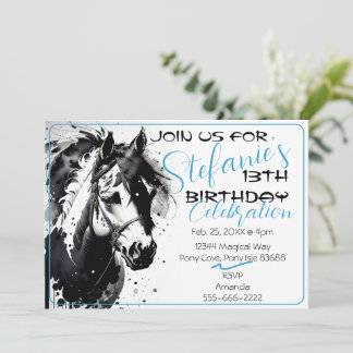 Spirit Pony 11 Einladung zum Geburtstag