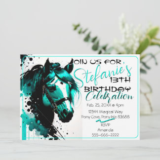 Spirit Pony 25 Einladung zum Geburtstag