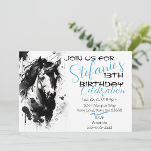Spirit Pony 2 Anniversaire Invitation