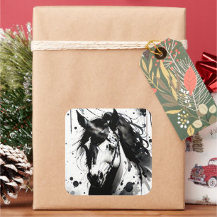 Spirit Pony 2 Quadratischer Aufkleber